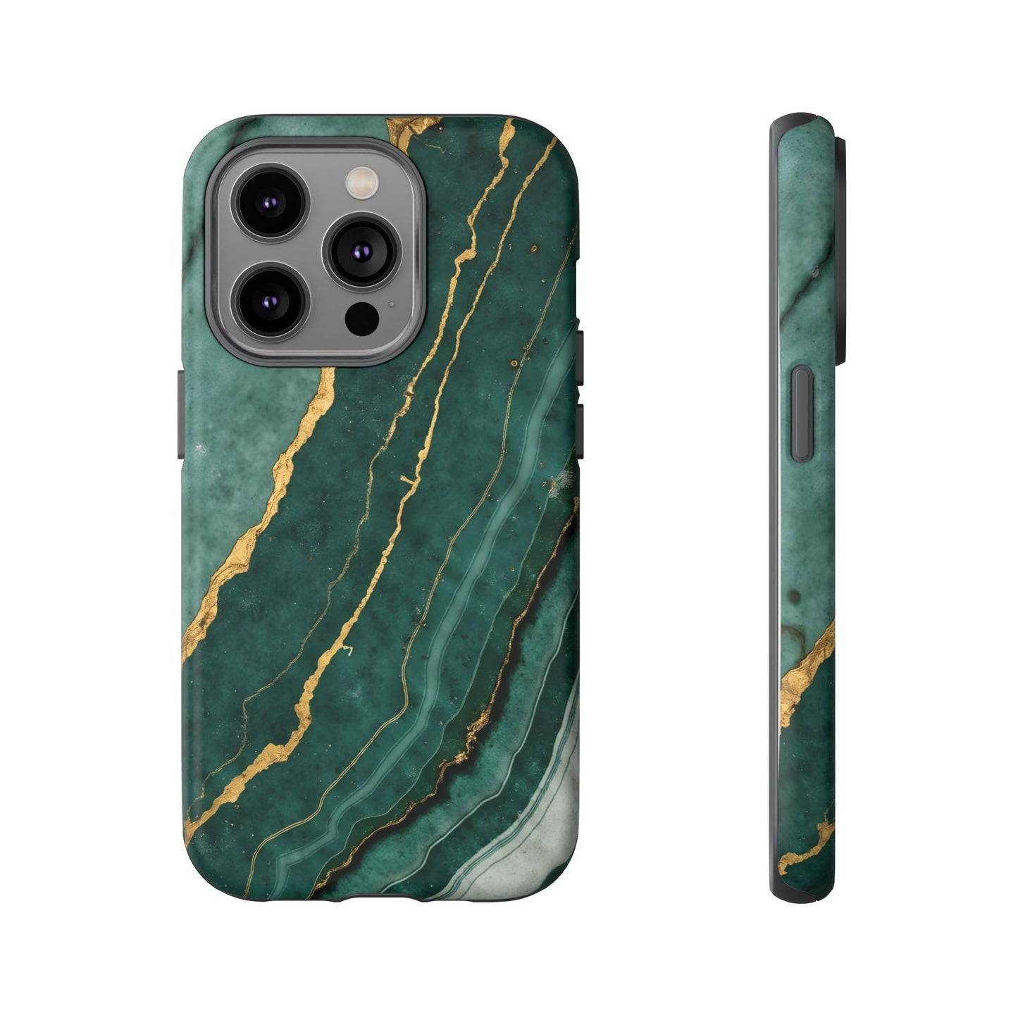 Jade Green Marble Case Design