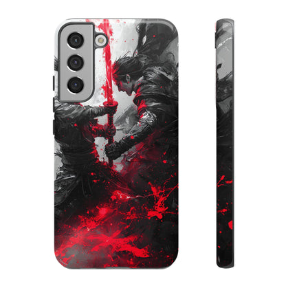 Duel of Fates | Red Energy Samurai Clash Phone Case for iPhone, Samsung & Pixel