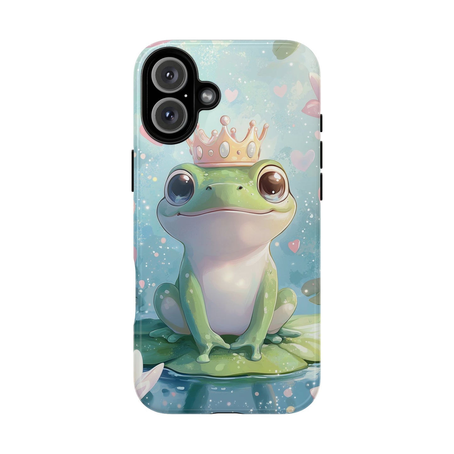 Royal Frog Phone Case – Cute Anime Aesthetic for iPhone, Google Pixel & Samsung