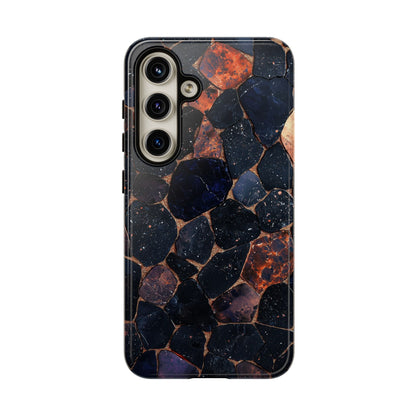 Dark Midnight Terrazzo Phone Case for iPhone, Google Pixel, Samsung