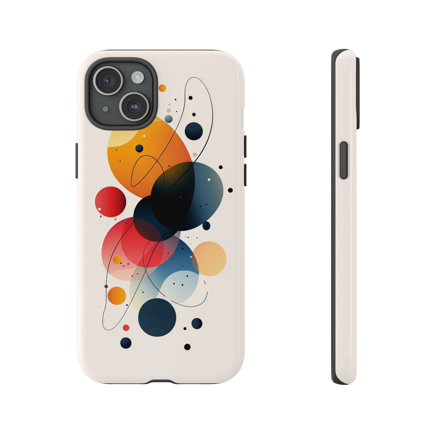 Galactic Echo – Abstract Minimalist Phone Case for iPhone, Samsung & Pixel
