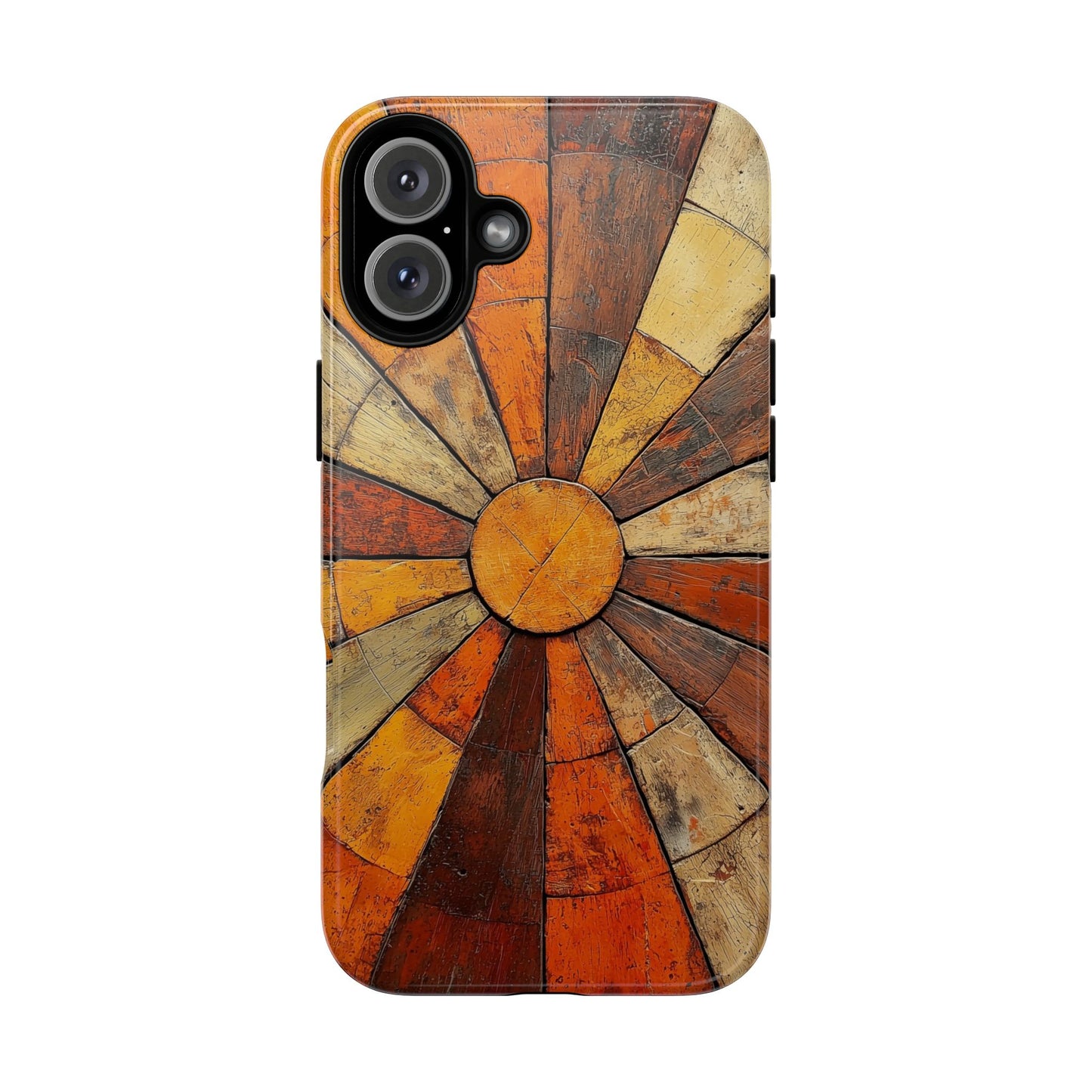 Terracotta Sunburst Boho Phone Case for iPhone, Pixel & Samsung