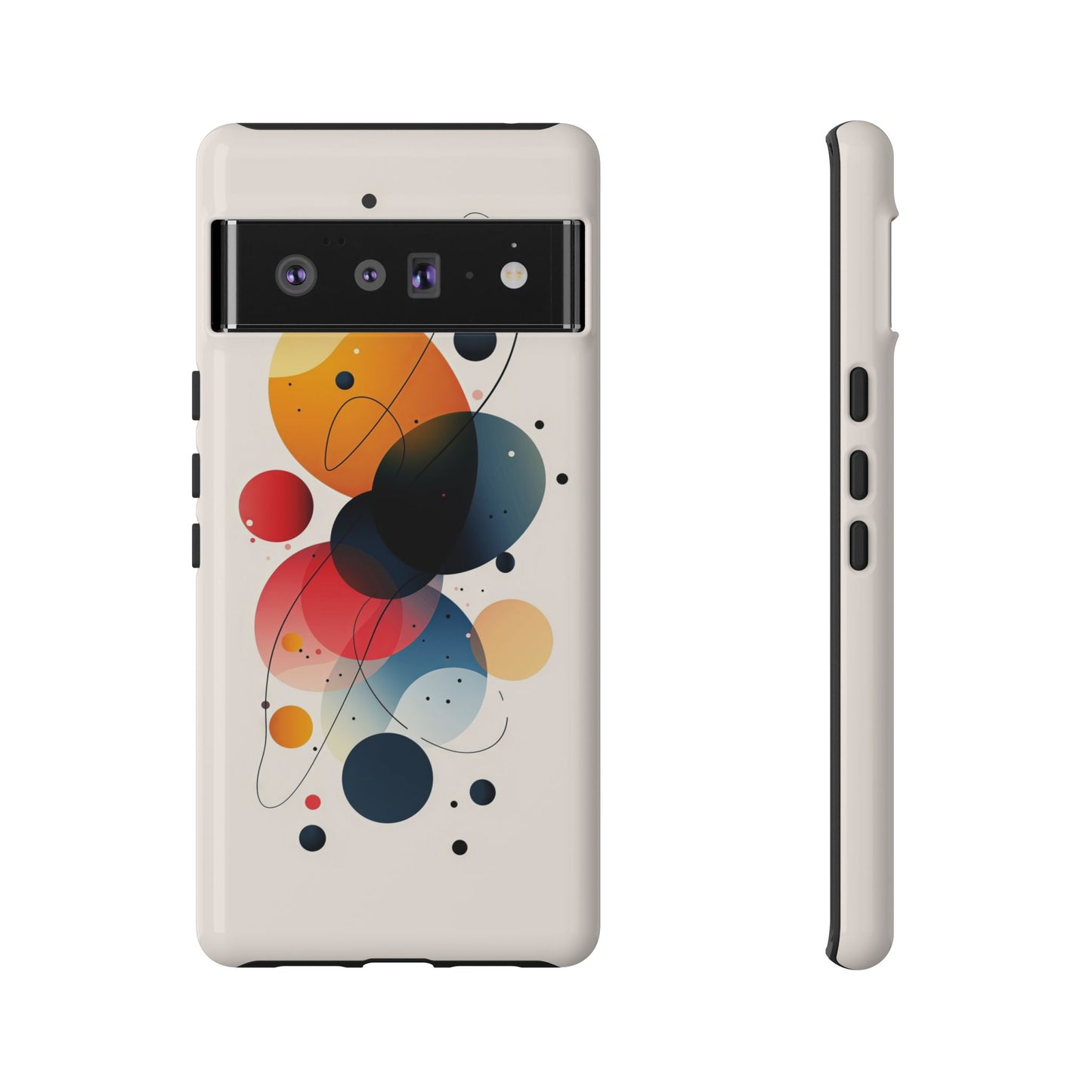 Galactic Echo – Abstract Minimalist Phone Case for iPhone, Samsung & Pixel