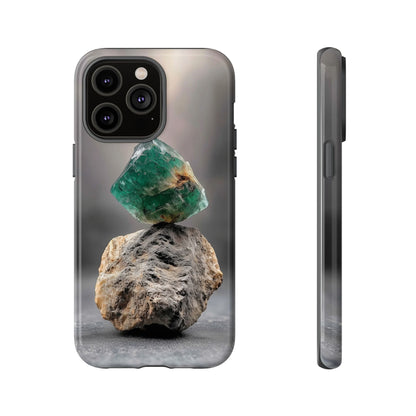 Balanced Emerald Phone Case for iPhone, Samsung & Google Pixel
