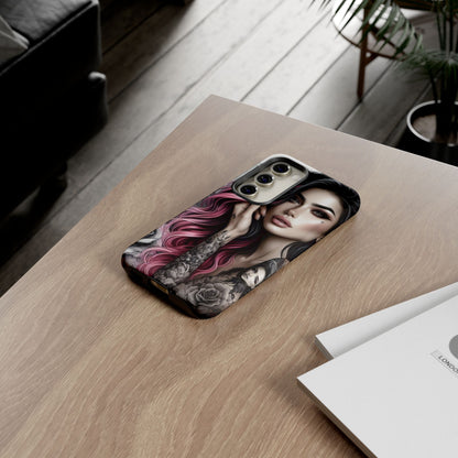 Tattooed Elegance – Gothic Art Mobile Cover