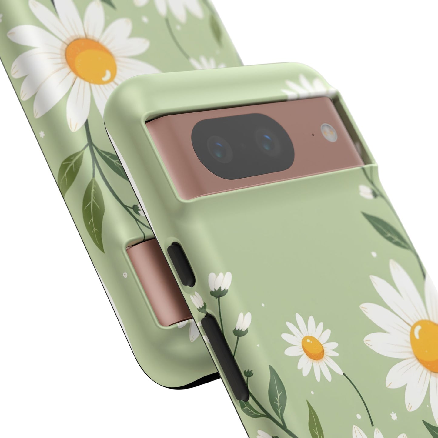 Green Floral Case, Daisy Pattern Design, Iphone Case Design, Perfect Gift For Her