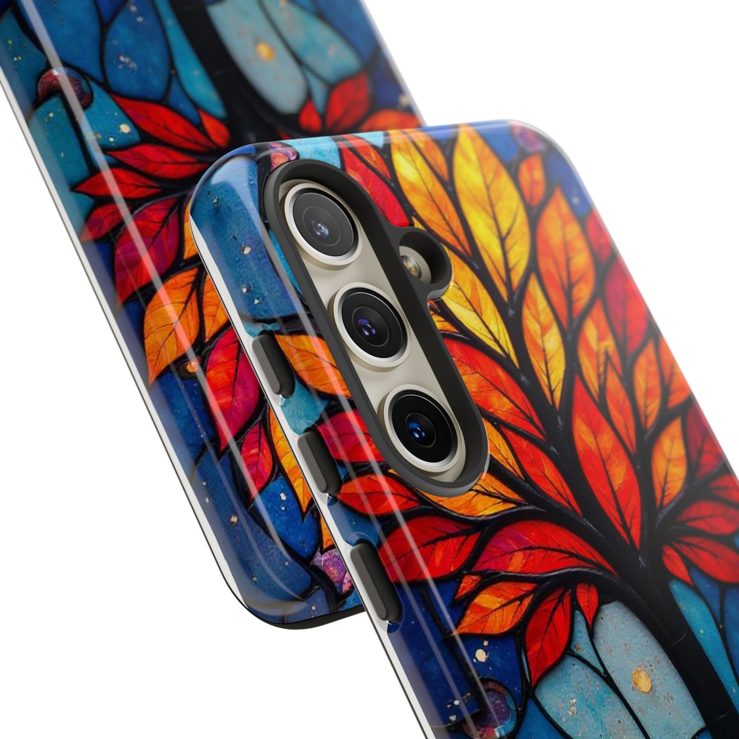 Stained Glass Tree: A Burst of Vibrant Elegance