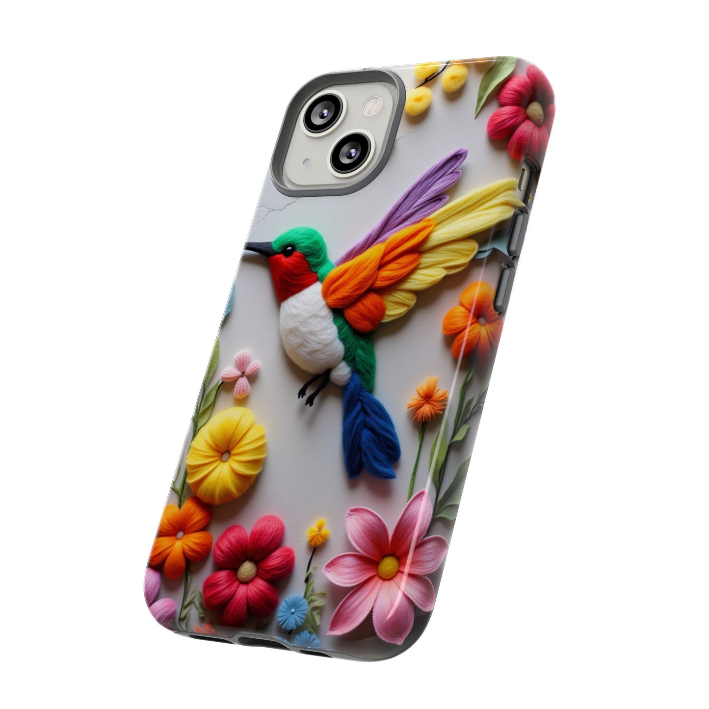 Elegant Hummingbird with Floral Mosaic Design | Nature's Artistic Vibes | Pixel 8 pro