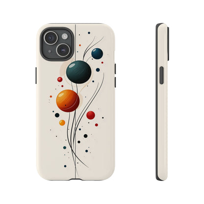 Modern Orbit Abstract Phone Case – Minimal Planet-Inspired Design for iPhone, Samsung & Pixel
