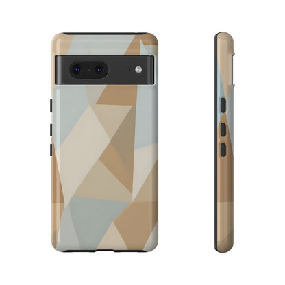 Neutral Geometrical Triangular Abstract Pattern