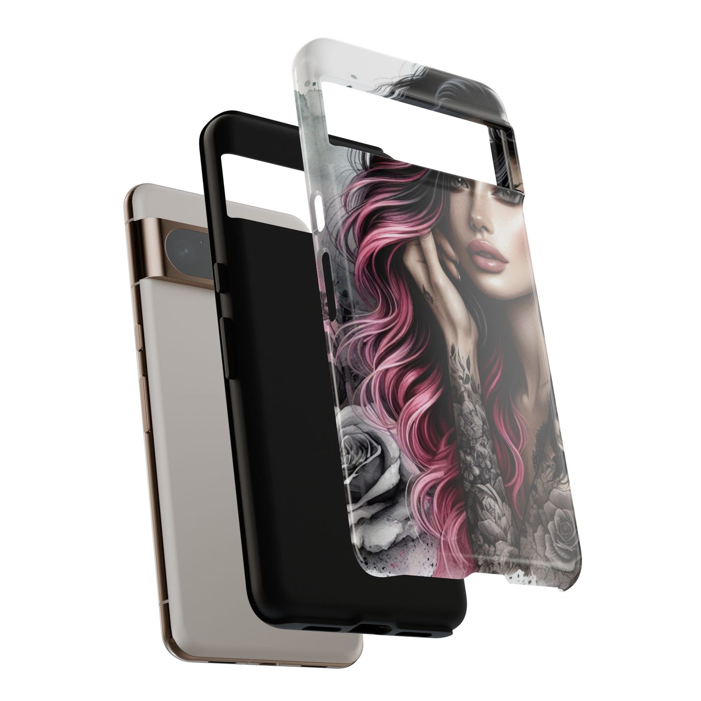 Tattooed Elegance – Gothic Art Mobile Cover