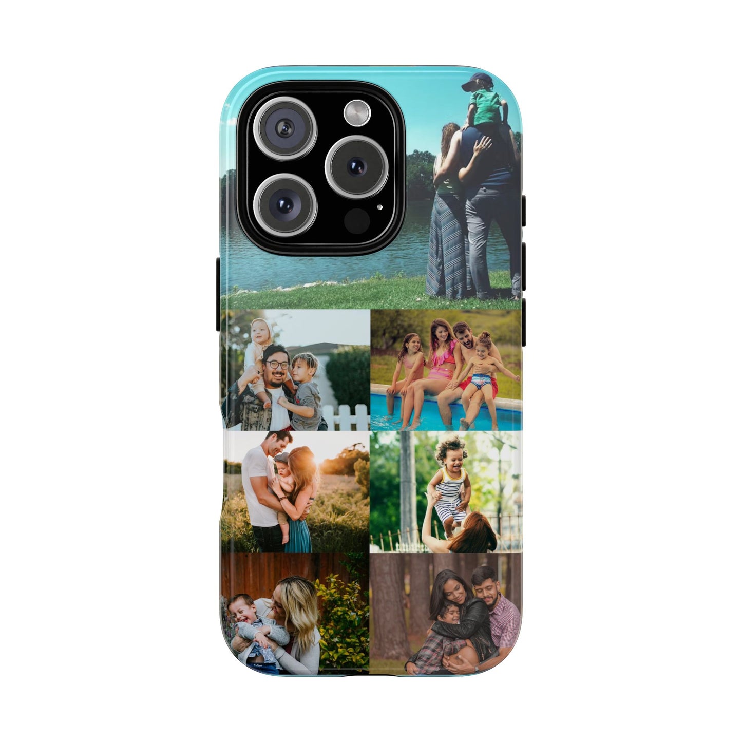 Personalised Custom Photo Collage Phone Case – Add Your Images/Loving Memory – Unique Gift for iPhone, Samsung  & Google Pixel – Protective & Stylish Cover, Couples Gift