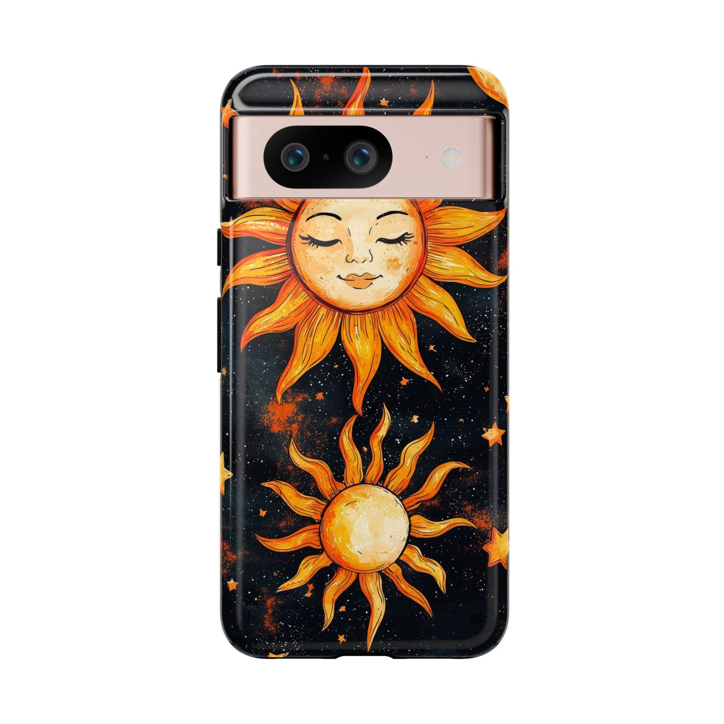 Celestial Sun & Moon Boho Phone Case for iPhone, Pixel & Samsung