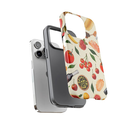 Fresh Fruits & Veggies Pattern Phone Case