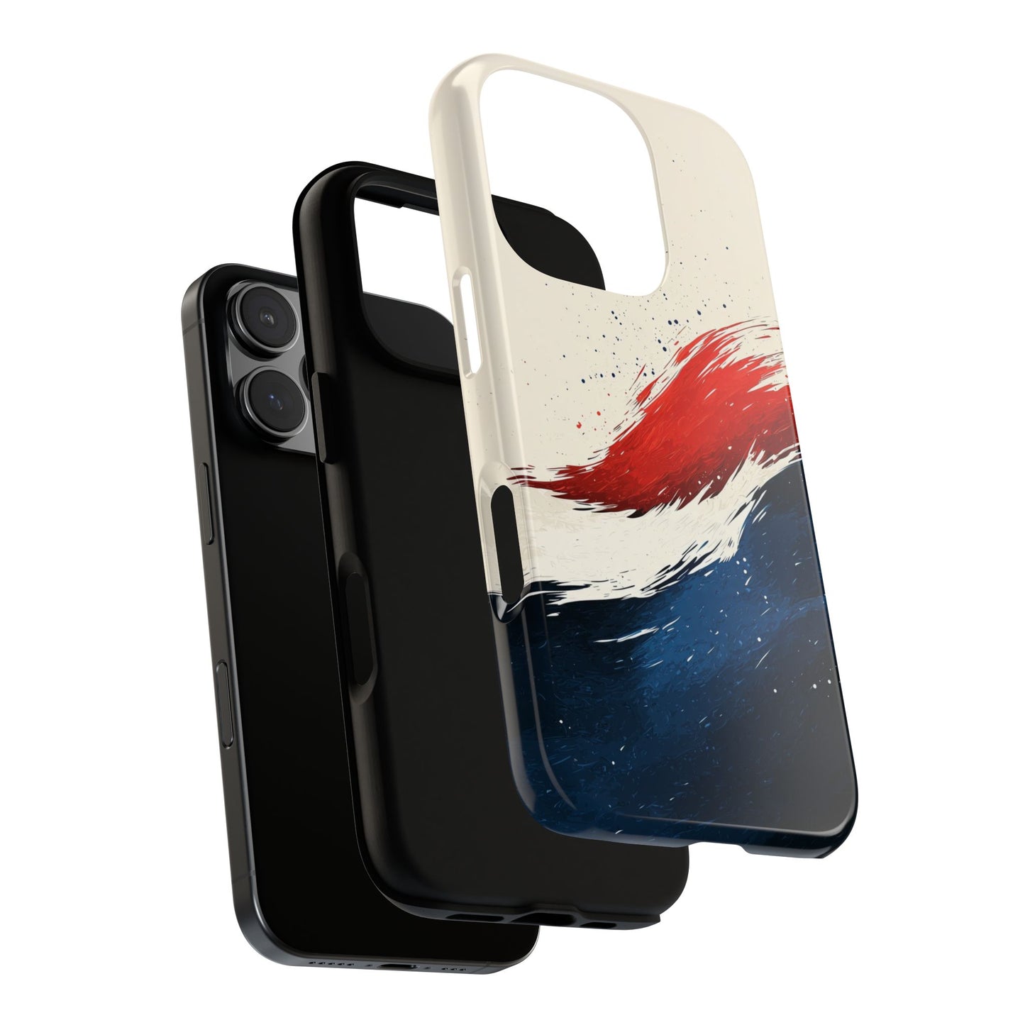 Crimson Tide – Artistic Brushstroke Abstract Case for iPhone, Google Pixel, Samsung