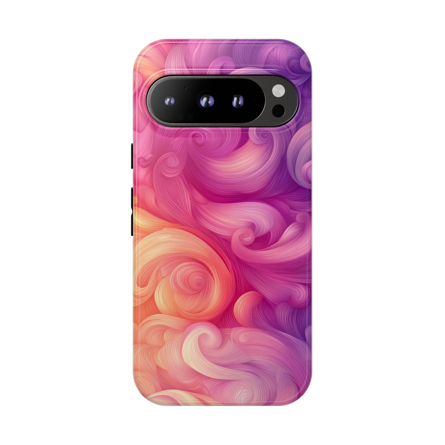 Cotton Candy Swirl Watercolor Phone Case for iPhone, google Pixel & Samsung