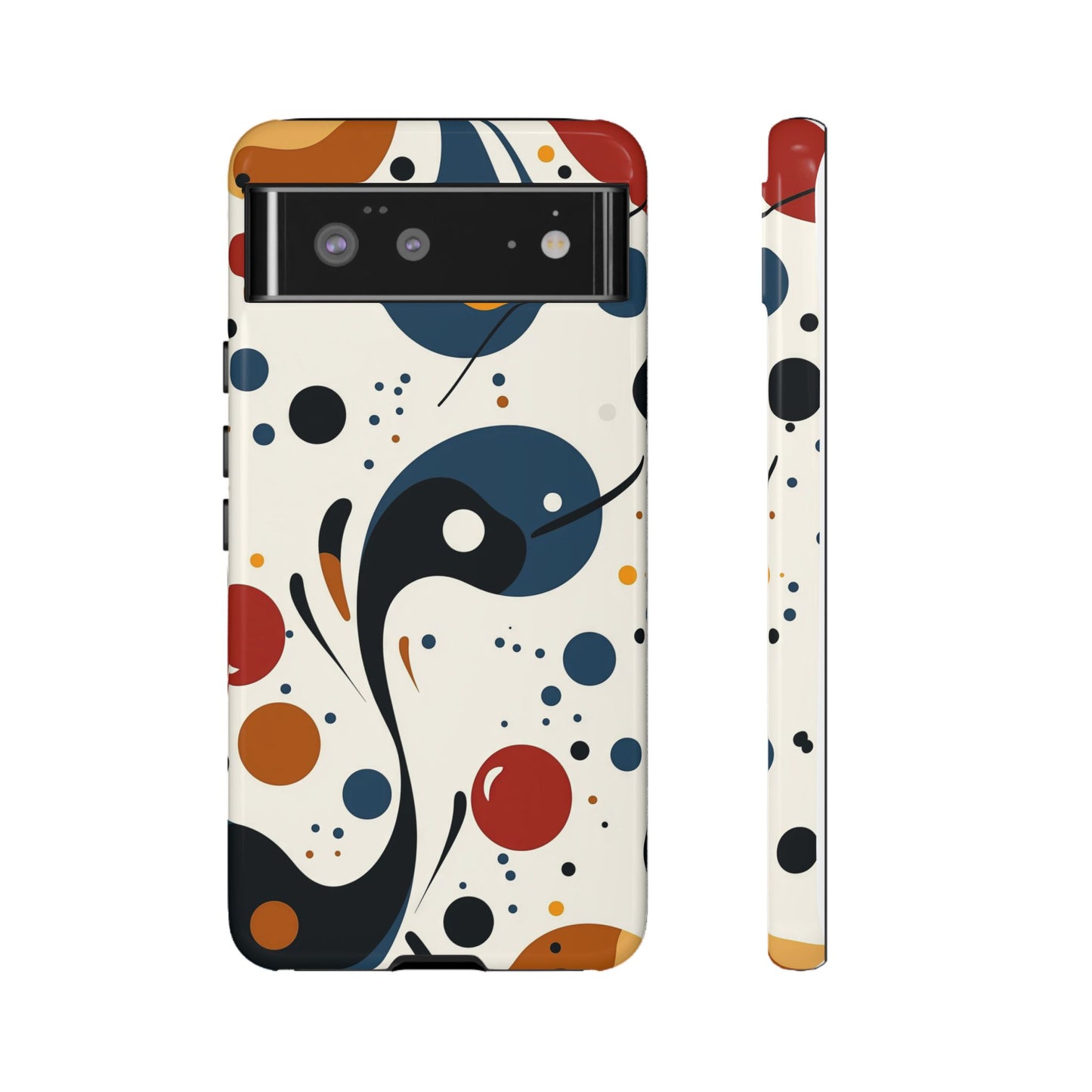 Retro Pop Dots Case – Abstract Minimal Vibes for iPhone, Google Pixel & Samsung
