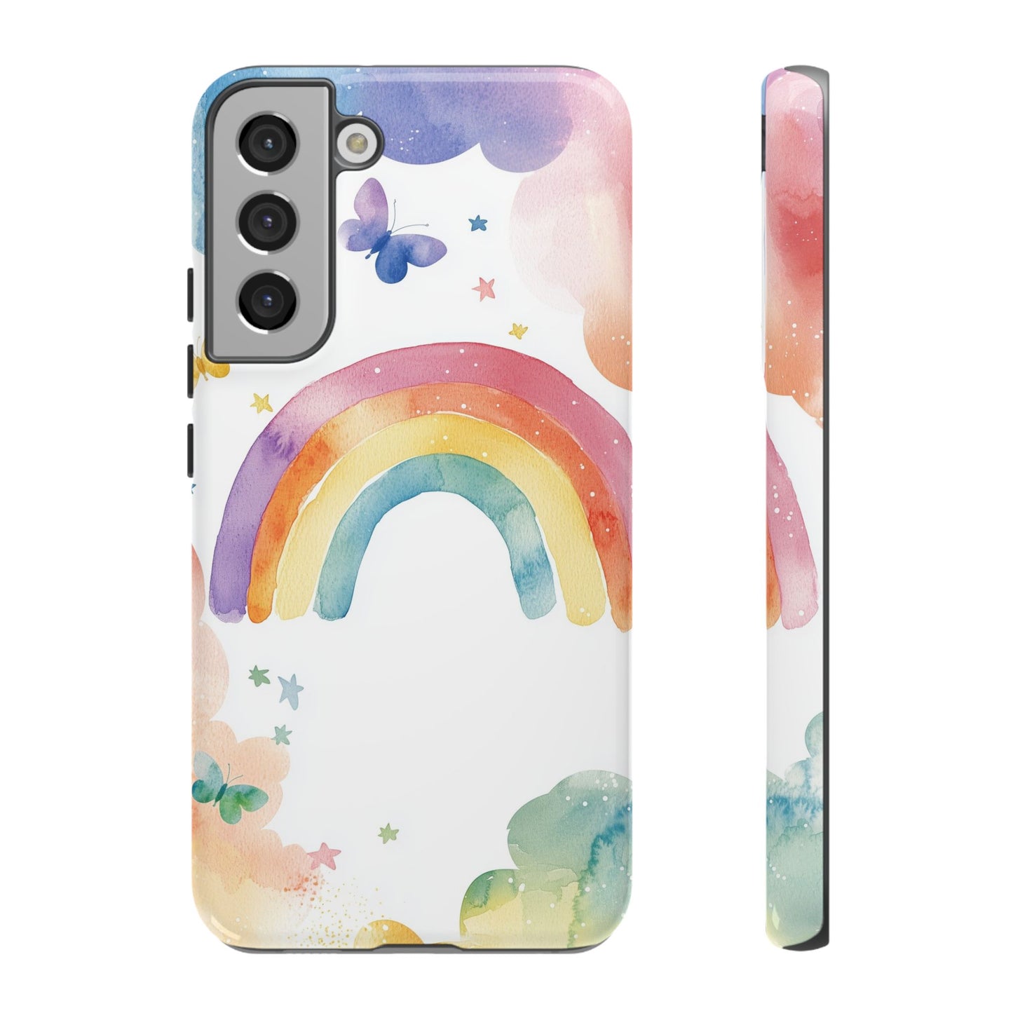 Rainbow Whimsy Watercolor Phone Case for iPhone, google Pixel & Samsung