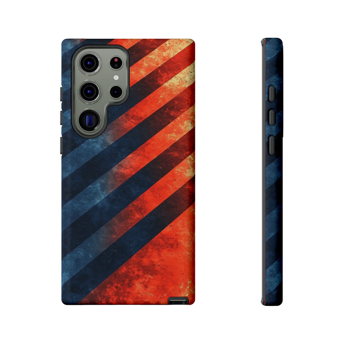 Molten Stripes – Grunge Gradient Abstract Phone Case for iPhone, Samsung & Pixel