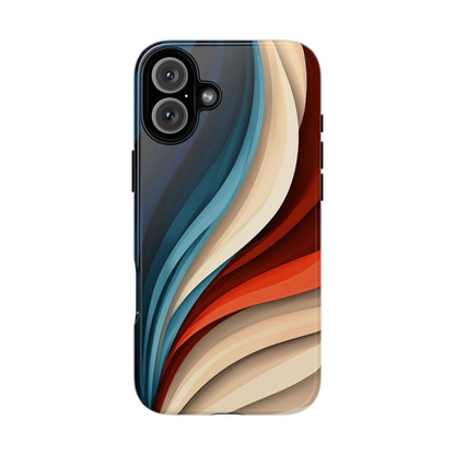 Velvet Waves – Abstract Flow Phone Case for iPhone, Samsung & Pixel