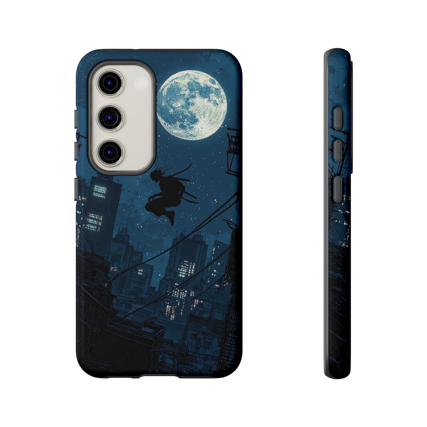 Moonlit Shadows: The Silent Ninja Phone Case for iPhone, Samsung & Pixel