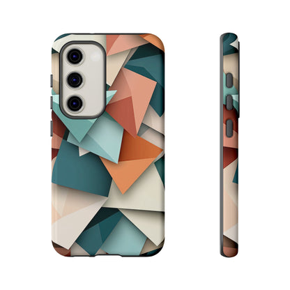 Origami Prism – Abstract Tri-Fold Geometry Phone Case – iPhone, Google Pixel, Samsung