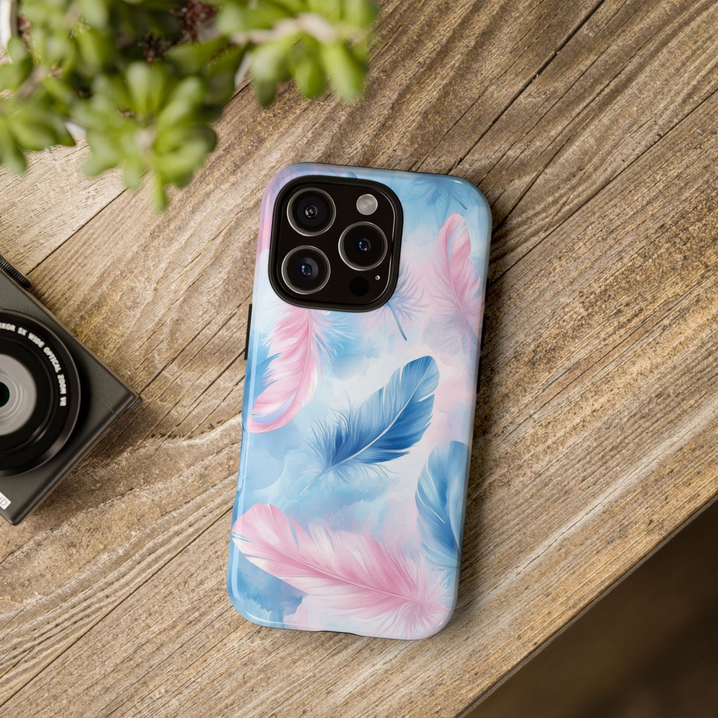 Whispering Feathers Watercolor Phone Case for iPhone, google Pixel & Samsung