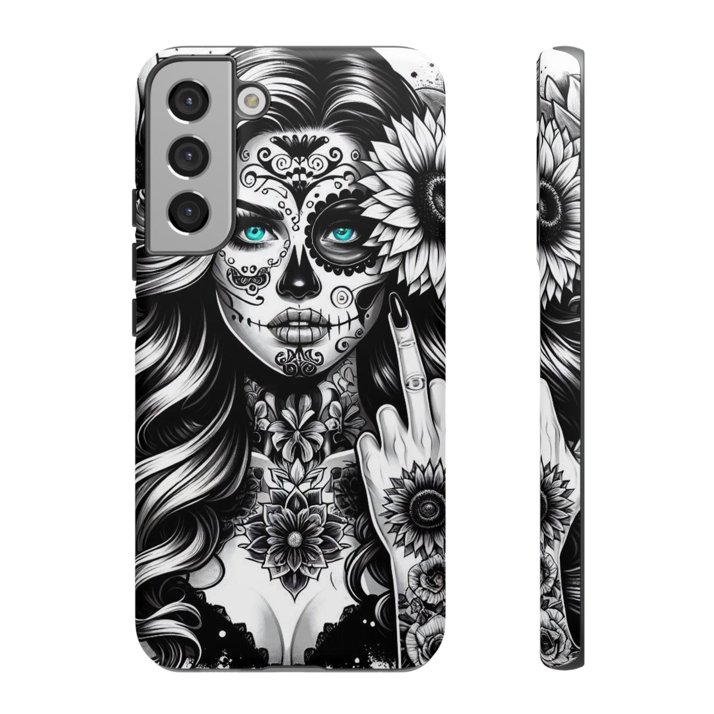 La Rebel – Day of the Dead Gothic Attitude Mobile Cover