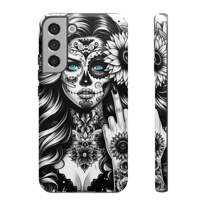 La Rebel – Day of the Dead Gothic Attitude Mobile Cover