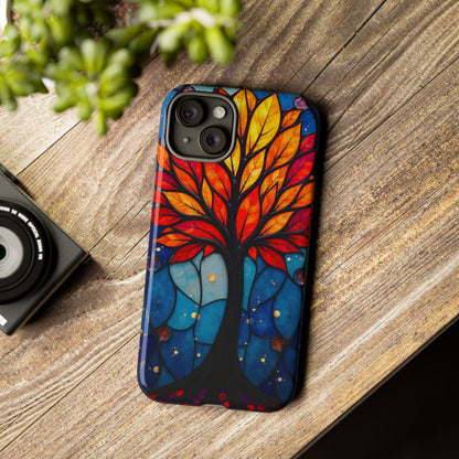 Stained Glass Tree: A Burst of Vibrant Elegance