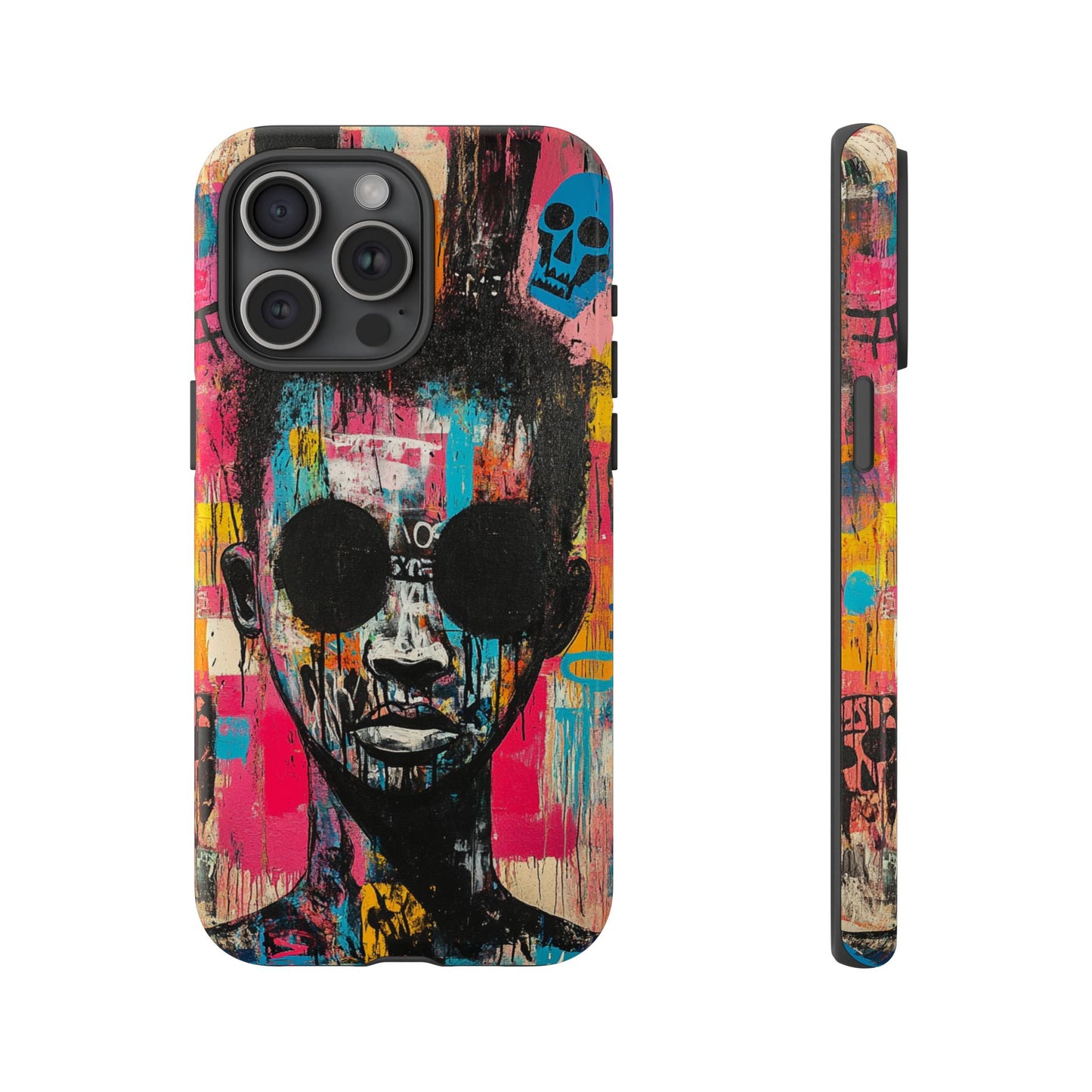 Basquiat Street Art Phone Case – Artistic Phone Protection - iPhone, Samsung & Google Pixel Cover - Artistic Painting Case,  Art Lover Gift