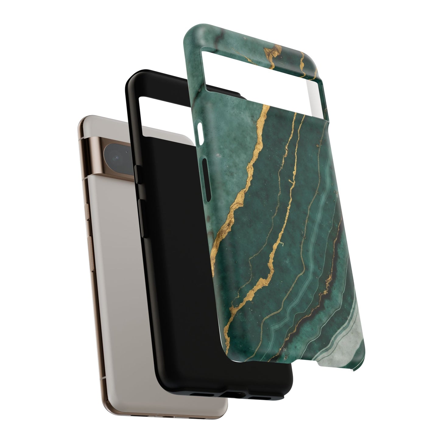 Jade Green Marble Case Design
