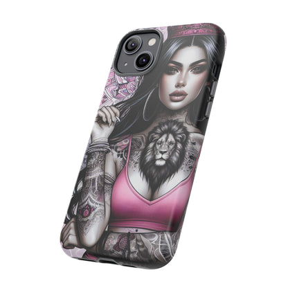 Queen of the Jungle – Regal Tattooed Goddess Mobile Cover