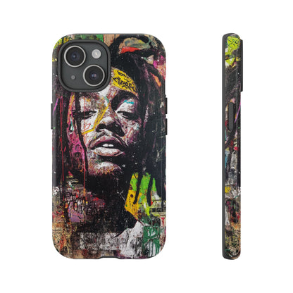 Basquiat Art iPhone Case – Bold, Graffiti-Inspired Street Art Cover - iPhone, Samsung & Google Pixel Cover - Artistic Painting Case, Art Lover Gift