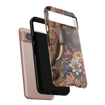 Royal Ornate Elephant Mobile Cover – Luxurious Bohemian Art