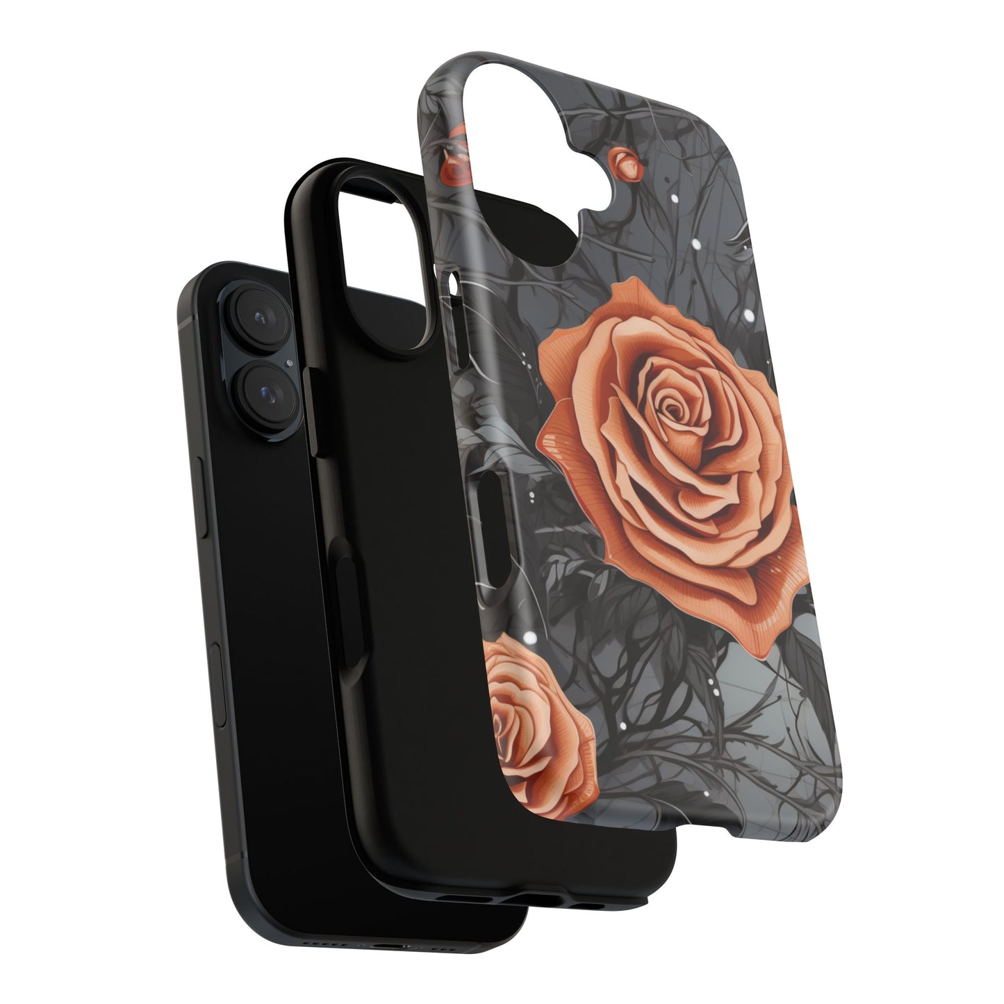 Mystic Noir Rose Mobile Case