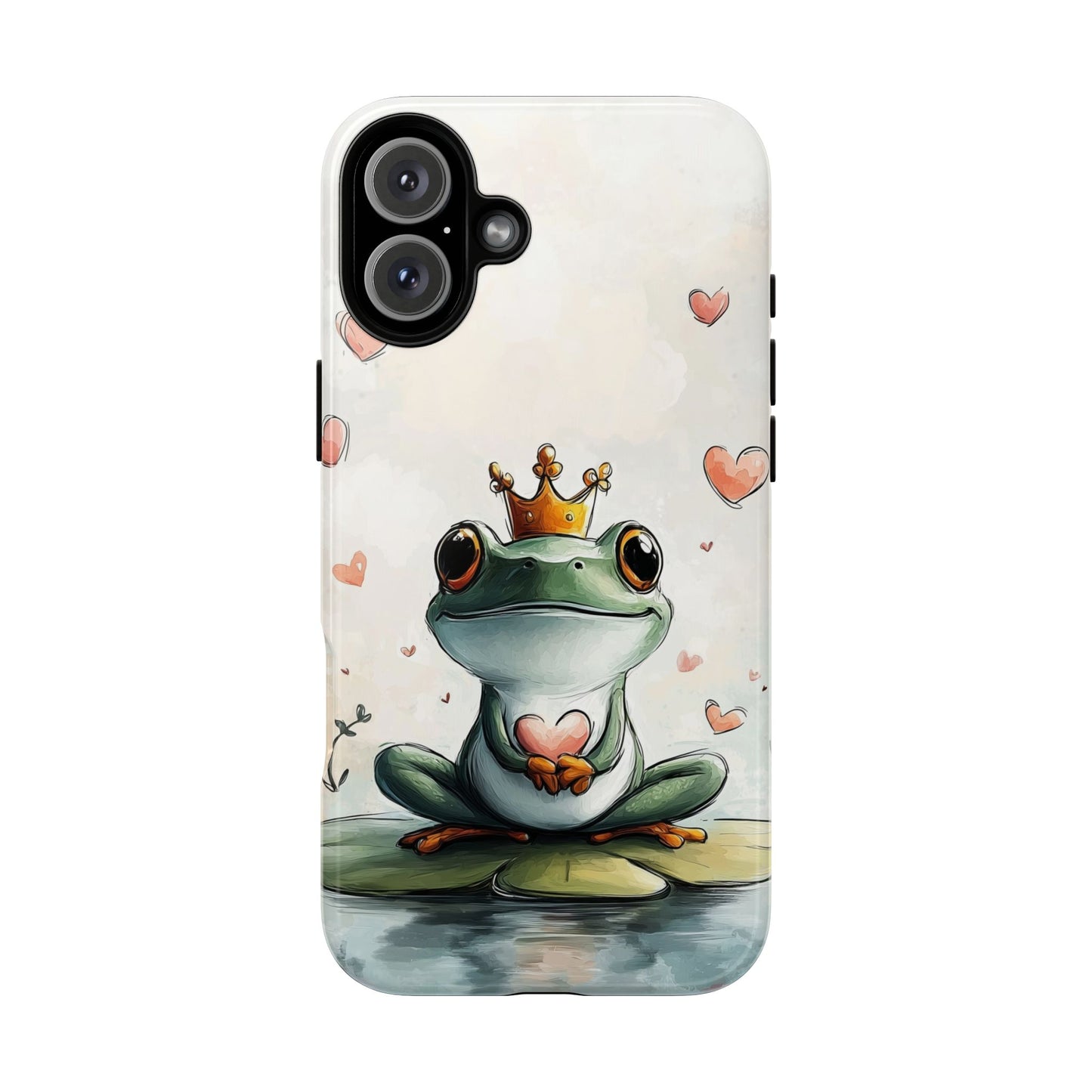 Frog Prince Phone Case – Cute Anime Aesthetic for iPhone, Google Pixel & Samsung