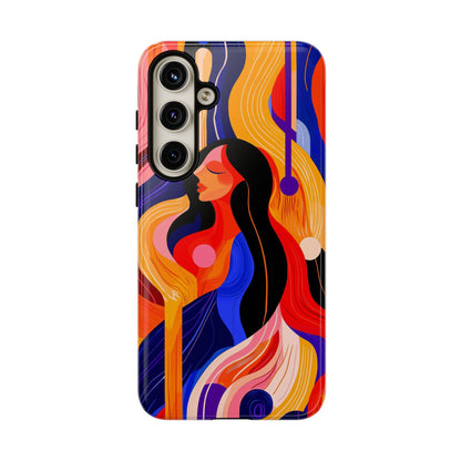 Muse in Motion – Abstract Goddess Phone Case for iPhone, Samsung & Pixel
