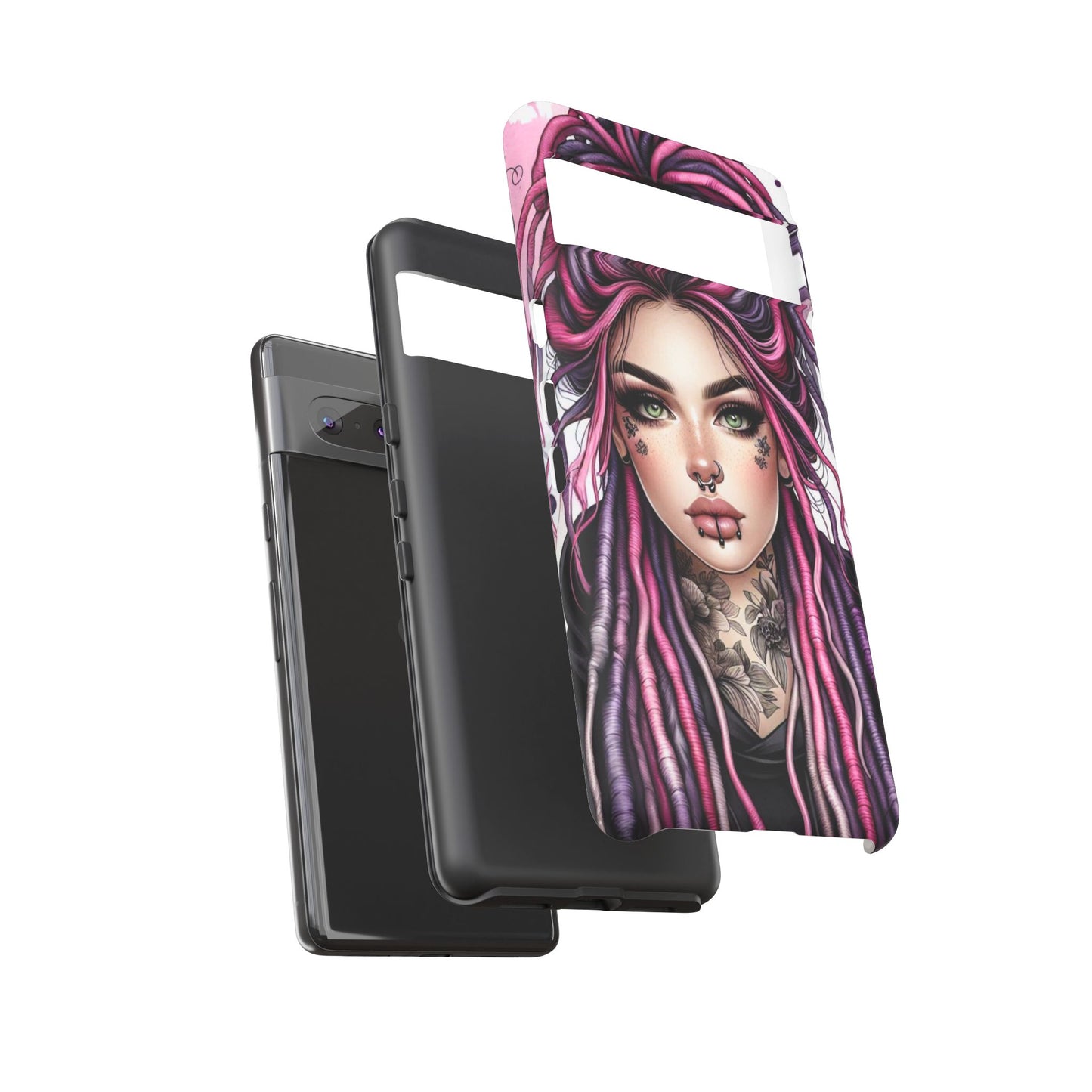 Neon Gothic Beauty Mobile Case