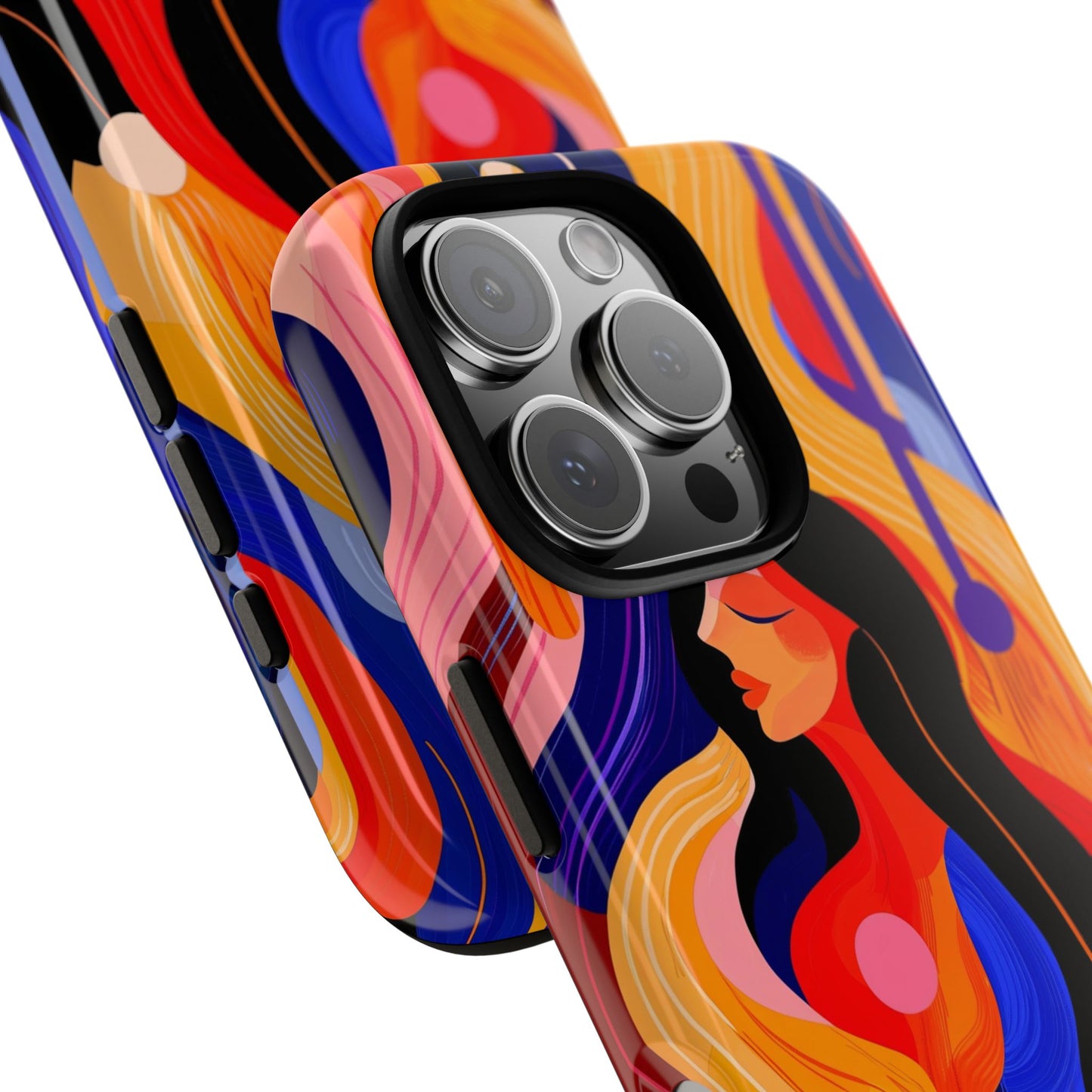 Muse in Motion – Abstract Goddess Phone Case for iPhone, Samsung & Pixel