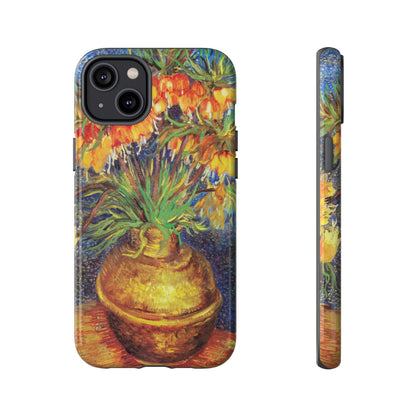Vincent Van Gogh's Painting Inspired Phone Case - iPhone, Samsung & Google Pixel Cover - Flower Vase Phone Case, Floral Artistic Painting Case, Art Lover Gift