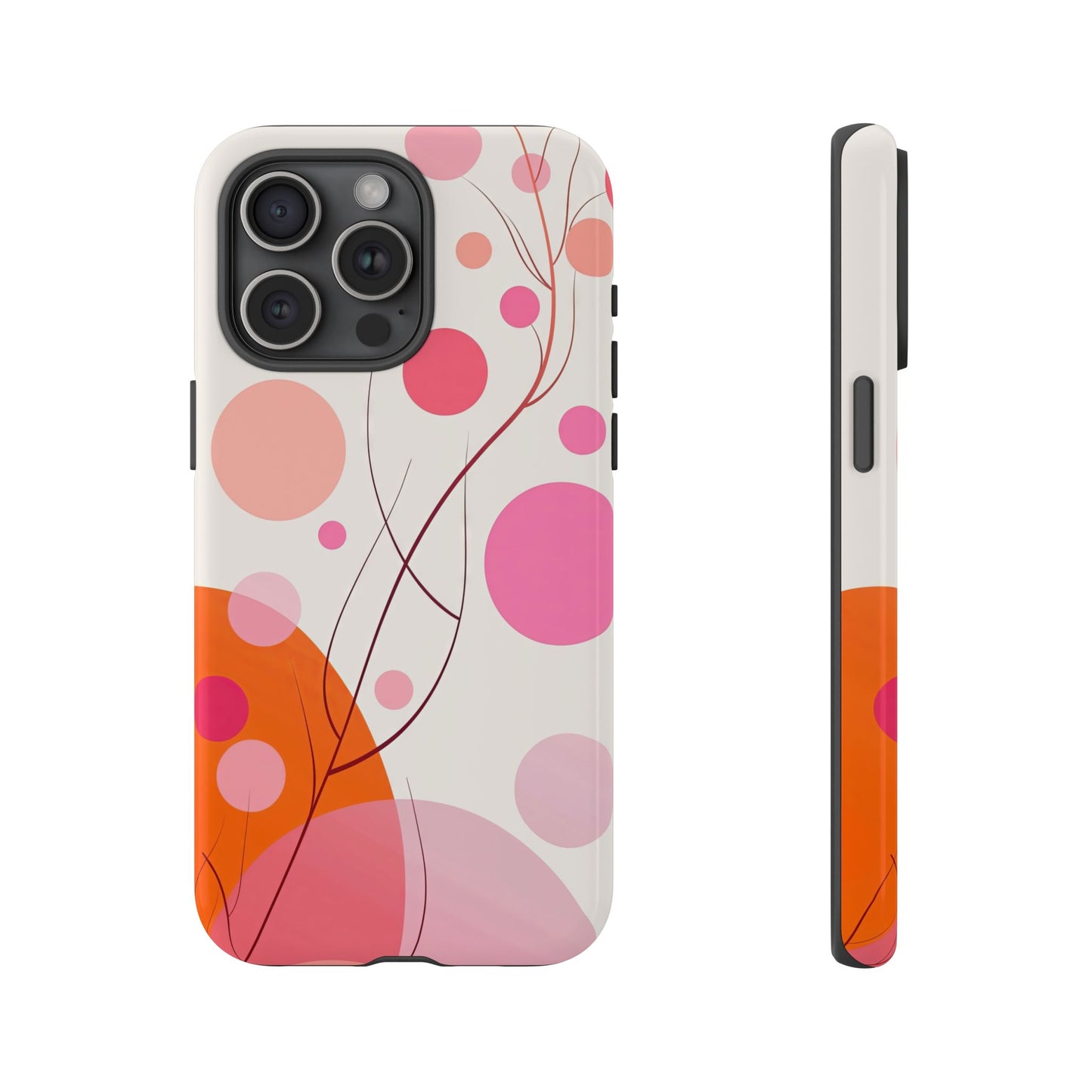 Blush Bloom – Abstract Floral Phone Case for iPhone, Samsung & Pixel