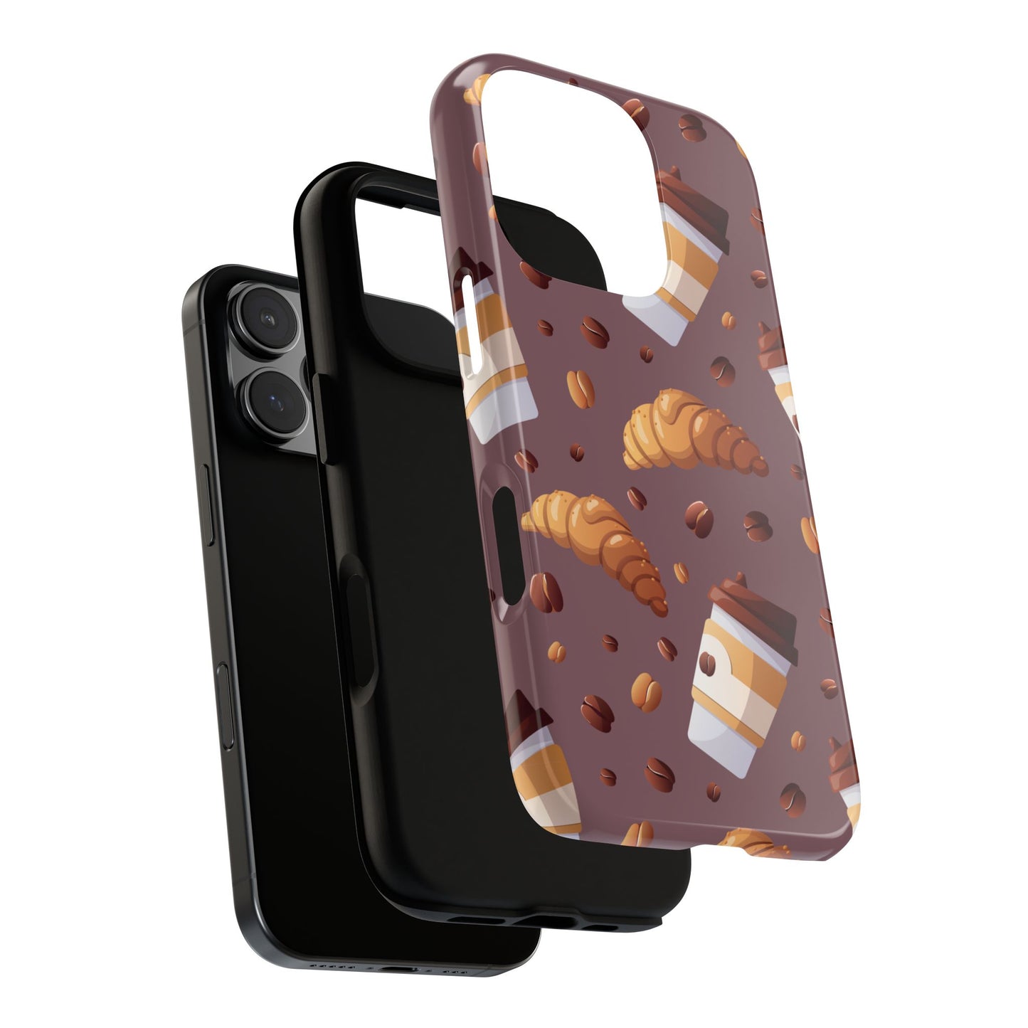 ]Kawaii Food Lover's Phone Case –Coffee Beans Phone Cover for iPhone, Google Pixel, Samsung