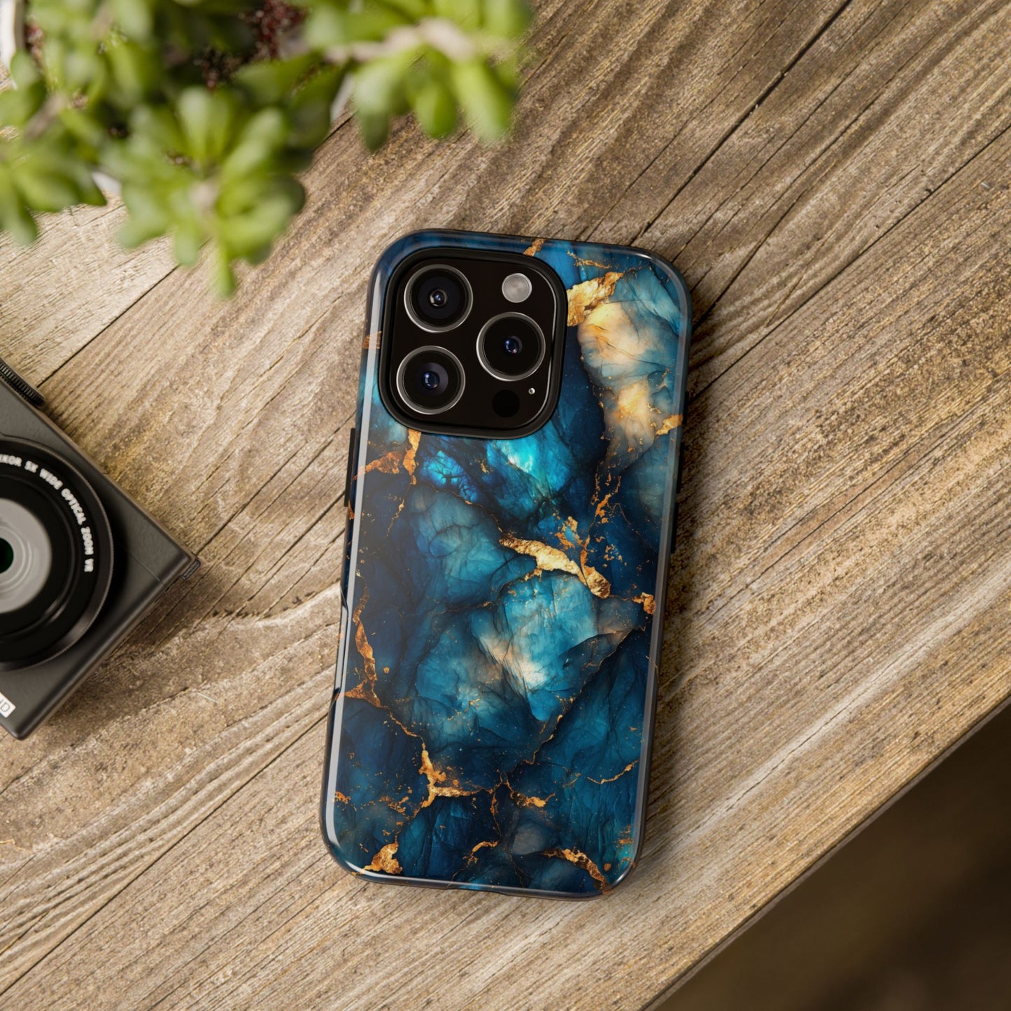 Luminous Midnight Stone Phone Case for iPhone, Samsung & Google Pixel