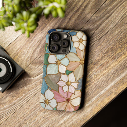 Floral Symphony: Stained Glass Elegance