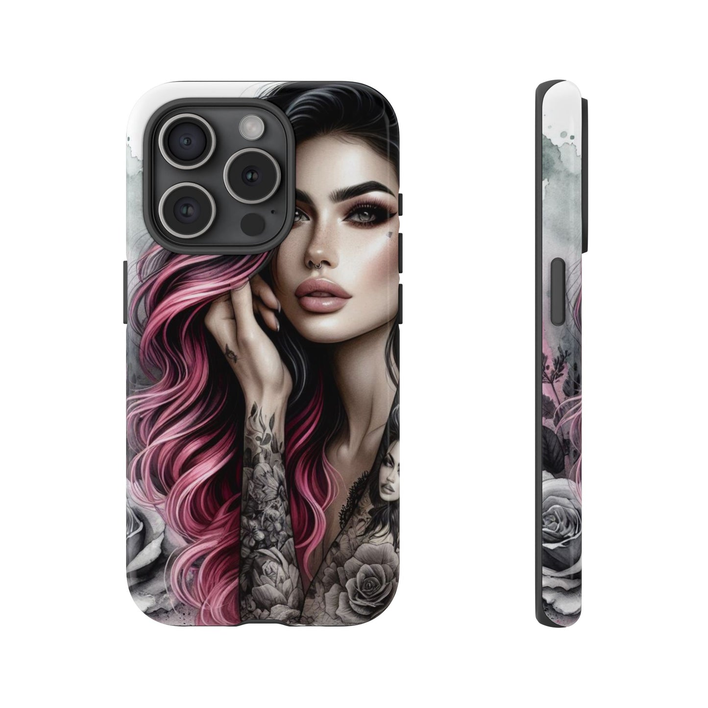 Tattooed Elegance – Gothic Art Mobile Cover