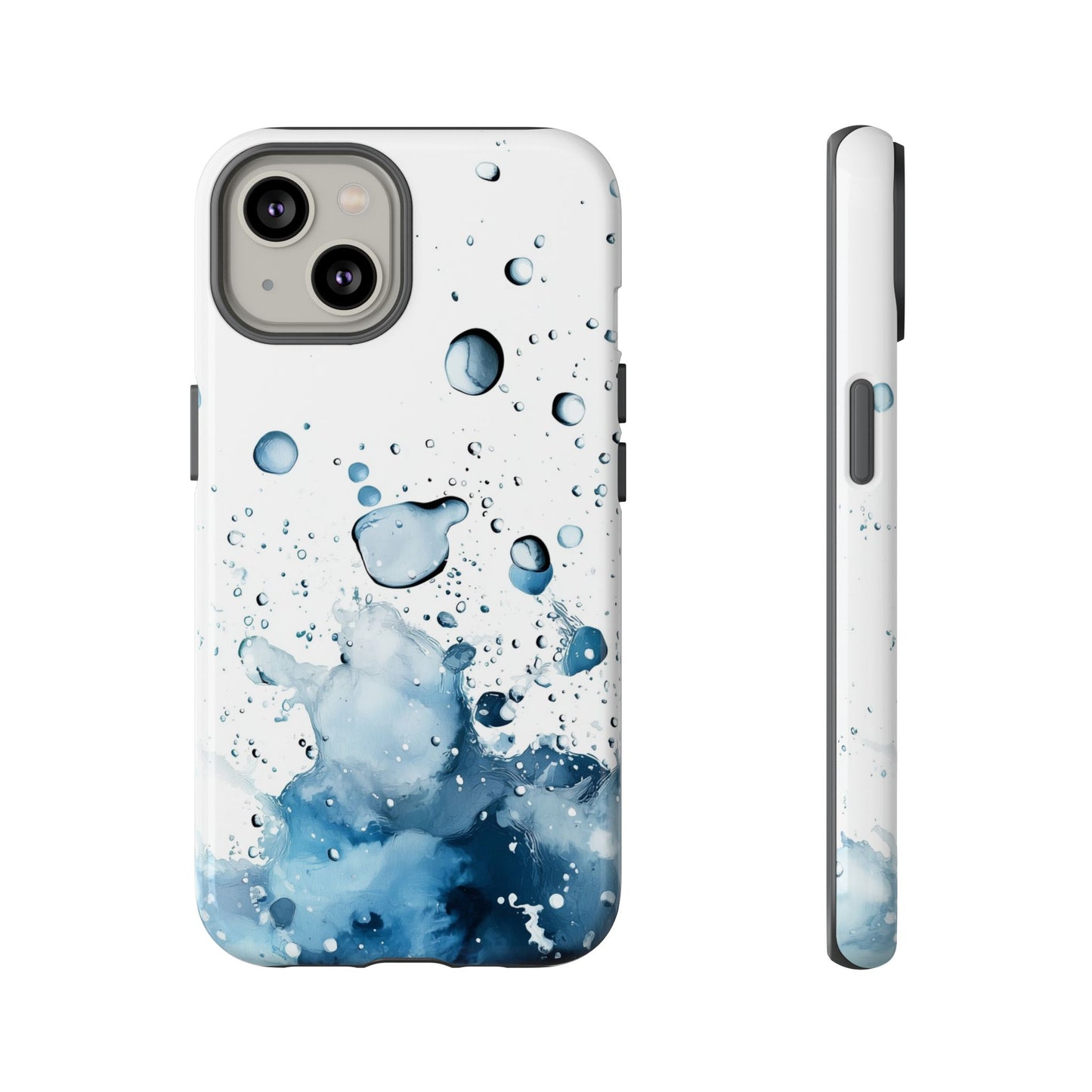Aqua Burst Watercolor Phone Case for iPhone, google Pixel & Samsung
