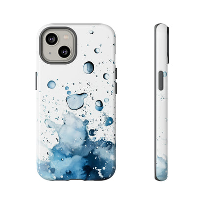 Aqua Burst Watercolor Phone Case for iPhone, google Pixel & Samsung