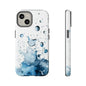 Aqua Burst Watercolor Phone Case for iPhone, google Pixel & Samsung