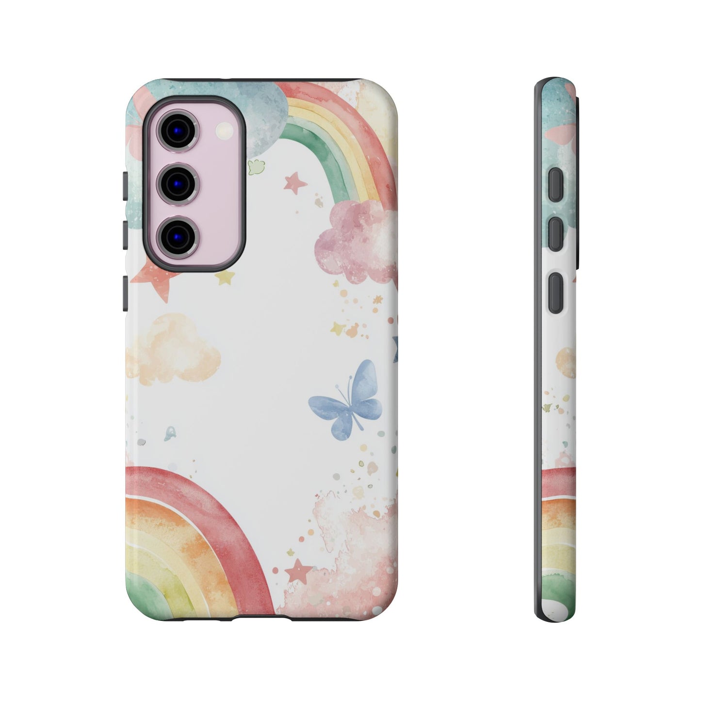 Dreamy Skies & Rainbows Watercolor Phone Case for iPhone, google Pixel & Samsung